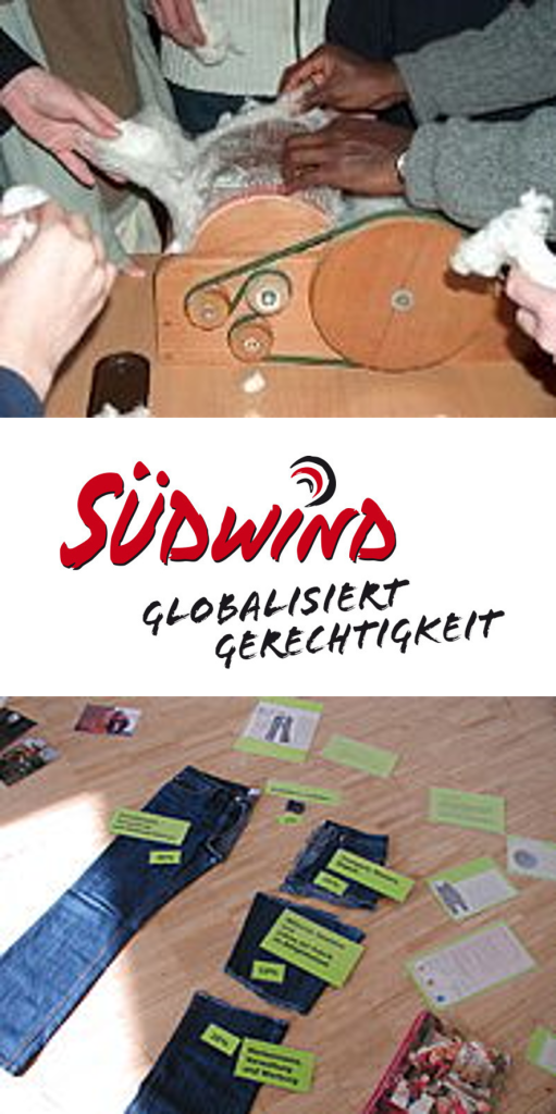 Jeans Workshop; Südwind, globalisiert Gerechtigkeit