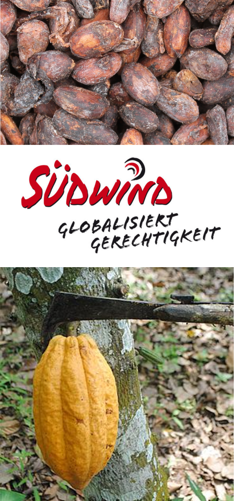 Kakao Workshop; Südwind, globalisiert Gerechtigkeit