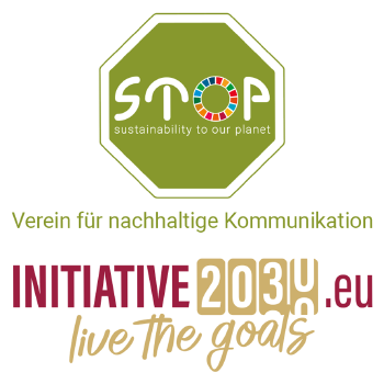"Stop sustainability to our planet" Verain für nachhaltige Kommunikation. Initiative 2030.eu "Live the goals"
